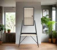 Barrio Metal Cabinet in Matt Black and Ivory Colour - The Metal Project