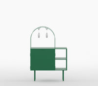 Curio Metal Cabinet in Emerald Green - The Metal Project