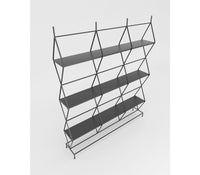 Diamond Metal Shelf In Matt Black Colour - The Metal Project