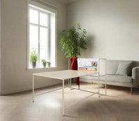 Enzo Metal Centre Table in Beige Colour - The Metal Project