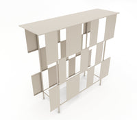 Wrap Metal Console Table in Beige Colour - The Metal Project